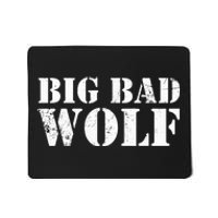 Big Bad And Wolf Funny Wolves Werewolf Cool Dog Mousepad