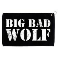 Big Bad And Wolf Funny Wolves Werewolf Cool Dog Grommeted Golf Towel