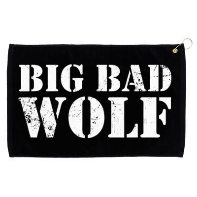 Big Bad And Wolf Funny Wolves Werewolf Cool Dog Grommeted Golf Towel