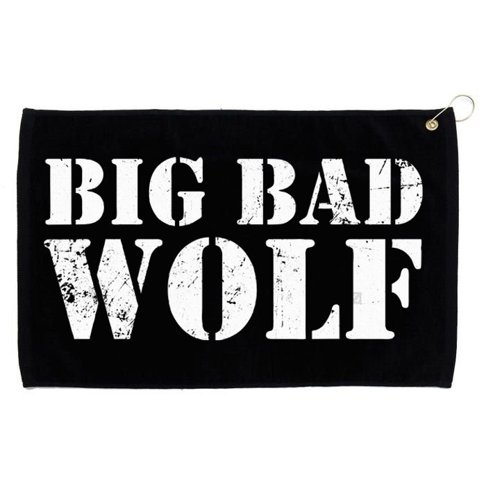 Big Bad And Wolf Funny Wolves Werewolf Cool Dog Grommeted Golf Towel