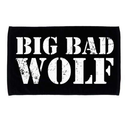 Big Bad And Wolf Funny Wolves Werewolf Cool Dog Microfiber Hand Towel