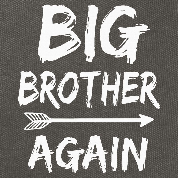 Big Brother Again For With Arrow Funny Gifts 2024 Cotton Canvas Backpack