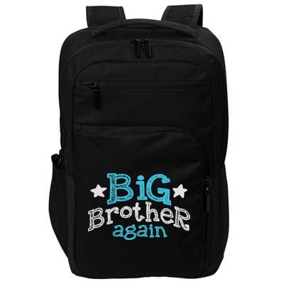 Big Brother Again Sibling Older Son Gift Boy Impact Tech Backpack