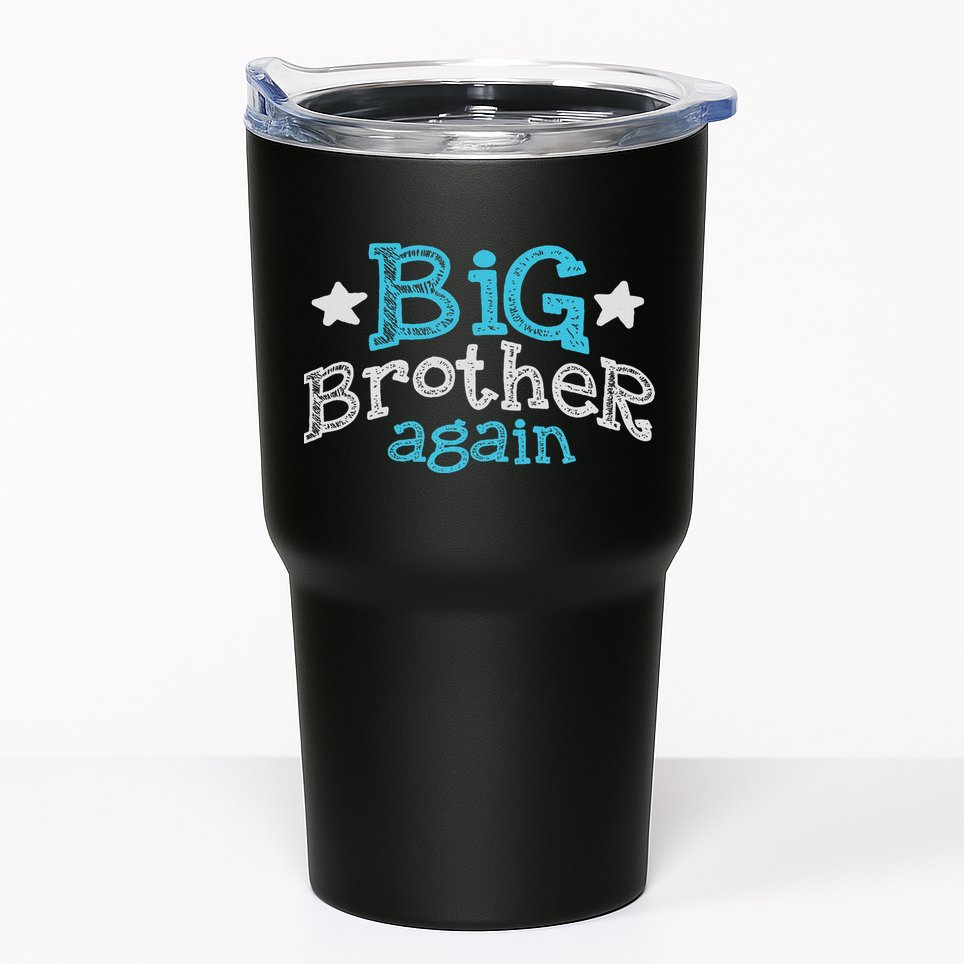 Big Brother Again Sibling Older Son Gift Boy Tumbler