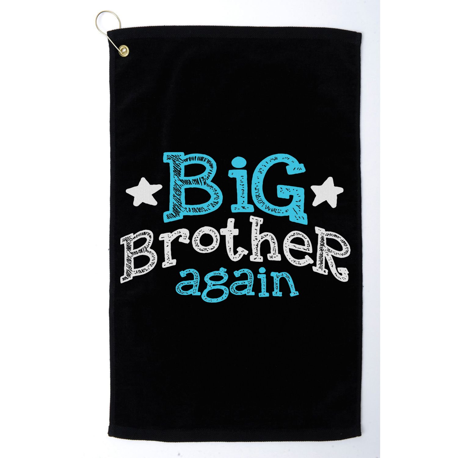 Big Brother Again Sibling Older Son Gift Boy Golf Towel