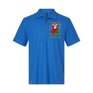 Basketball Black African American Santa Claus Dunk Elf Cool Gift Softstyle Adult Sport Polo