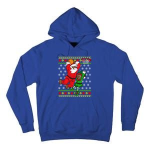 Basketball Black African American Santa Claus Dunk Elf Cool Gift Tall Hoodie