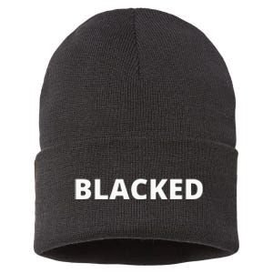 Blacked (Back And Front) Sustainable Knit Beanie