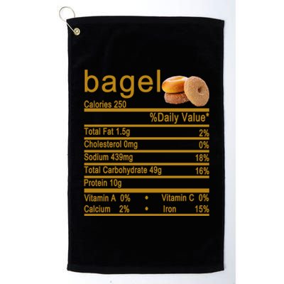 Bagel Platinum Collection Golf Towel