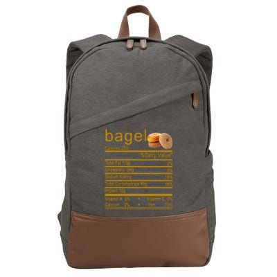 Bagel Cotton Canvas Backpack