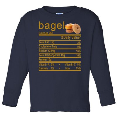 Bagel Toddler Long Sleeve Shirt