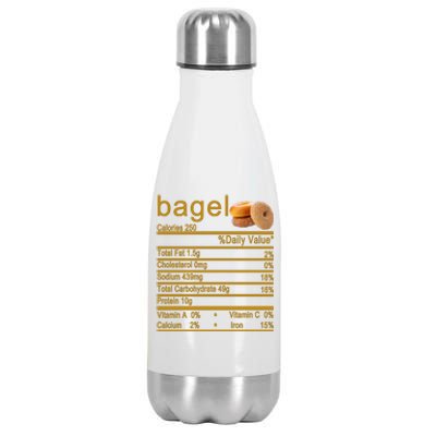 Bagel Stainless Steel Insulated Water Bottle