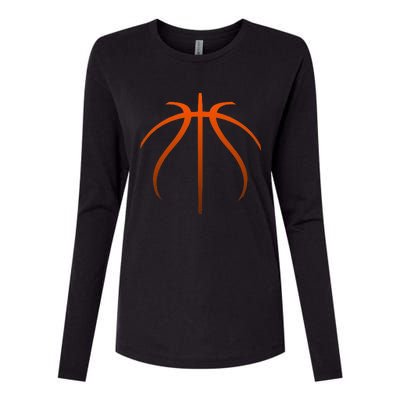 Basketball Womens Cotton Relaxed Long Sleeve T-Shirt