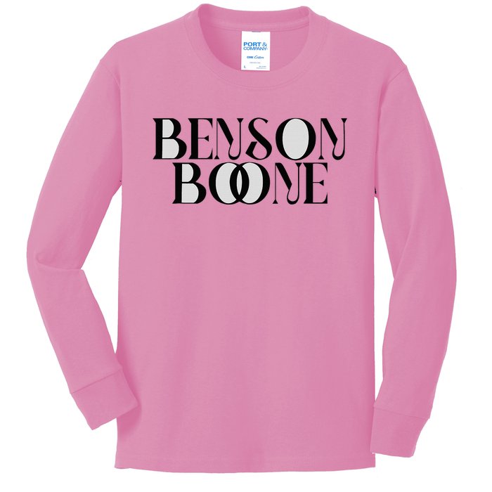 B.E.N.S.O.N B.O.O.N.E Alone Costume Kids Long Sleeve Shirt