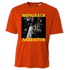 Bring Back Asbestos Funny Cringe Hard Skeleton Meme Cooling Performance Crew T-Shirt