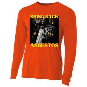 Bring Back Asbestos Funny Cringe Hard Skeleton Meme Cooling Performance Long Sleeve Crew