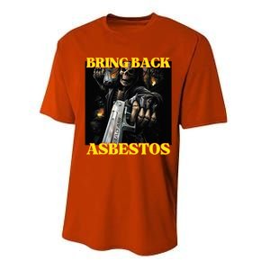 Bring Back Asbestos Funny Cringe Hard Skeleton Meme Performance Sprint T-Shirt