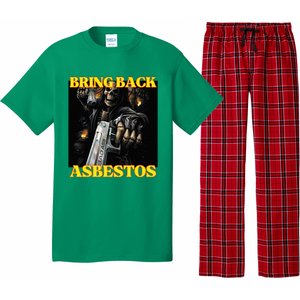 Bring Back Asbestos Funny Cringe Hard Skeleton Meme Pajama Set