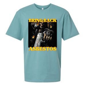 Bring Back Asbestos Funny Cringe Hard Skeleton Meme Sueded Cloud Jersey T-Shirt