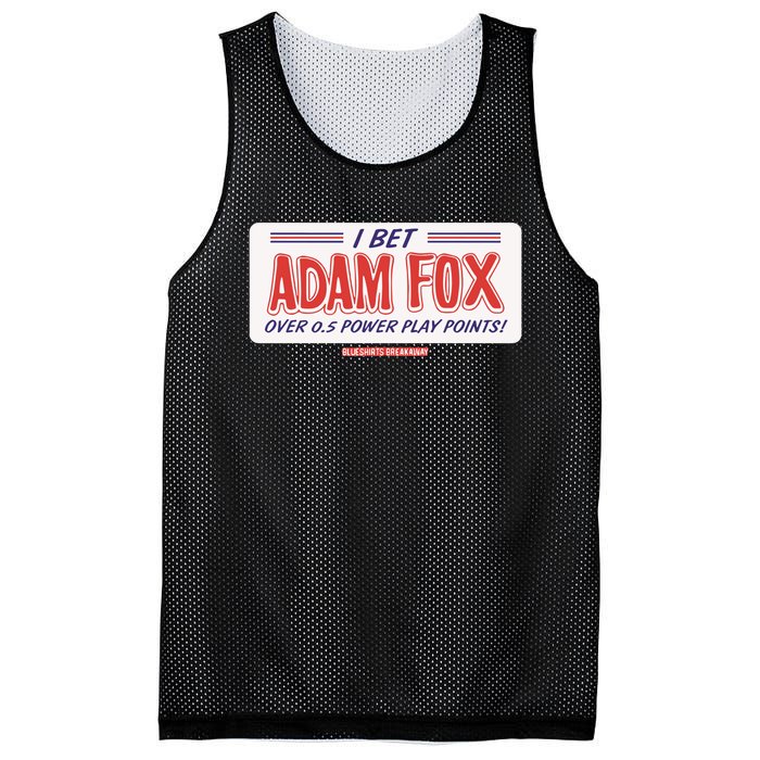 Blueshirts Breakaway Adam Fox Pp Points Bet Mesh Reversible Basketball Jersey Tank