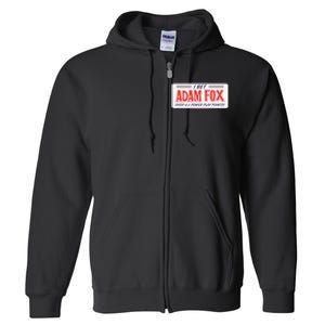 Blueshirts Breakaway Adam Fox Pp Points Bet Full Zip Hoodie