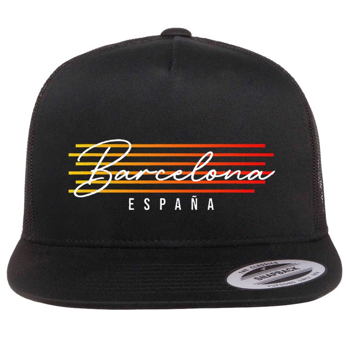 Barcelona Flat Bill Trucker Hat