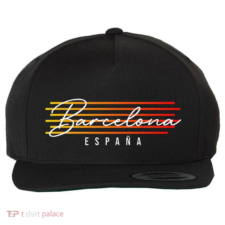 Barcelona Wool Snapback Cap