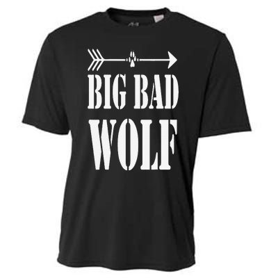 Big Bad and Wolf Funny Wolves Werewolf Cool Dog Cooling Performance Crew T-Shirt