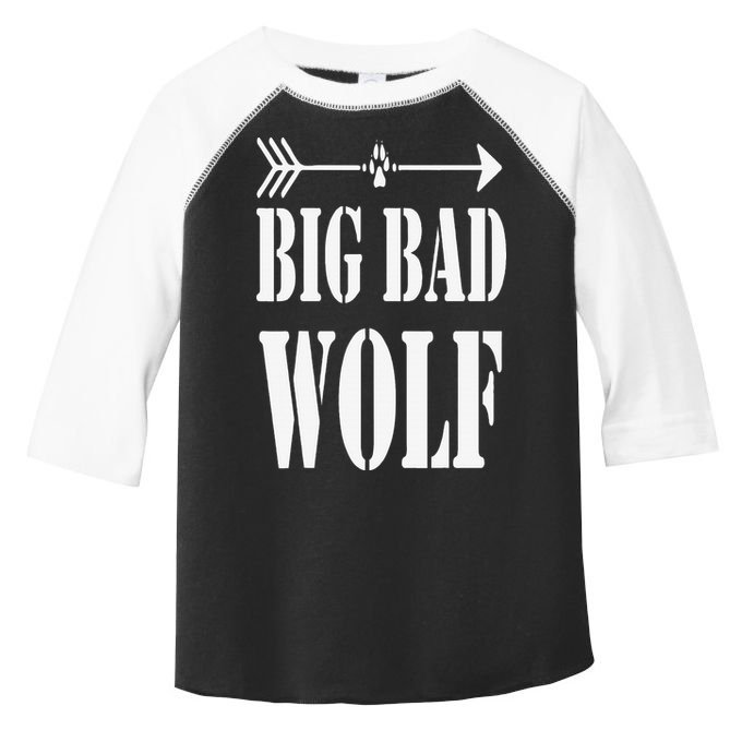 Big Bad and Wolf Funny Wolves Werewolf Cool Dog Toddler Fine Jersey T-Shirt