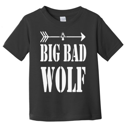 Big Bad and Wolf Funny Wolves Werewolf Cool Dog Toddler T-Shirt