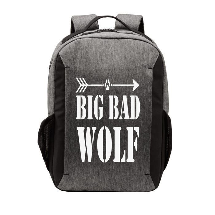 Big Bad and Wolf Funny Wolves Werewolf Cool Dog Vector Backpack
