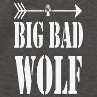 Big Bad and Wolf Funny Wolves Werewolf Cool Dog Vector Backpack