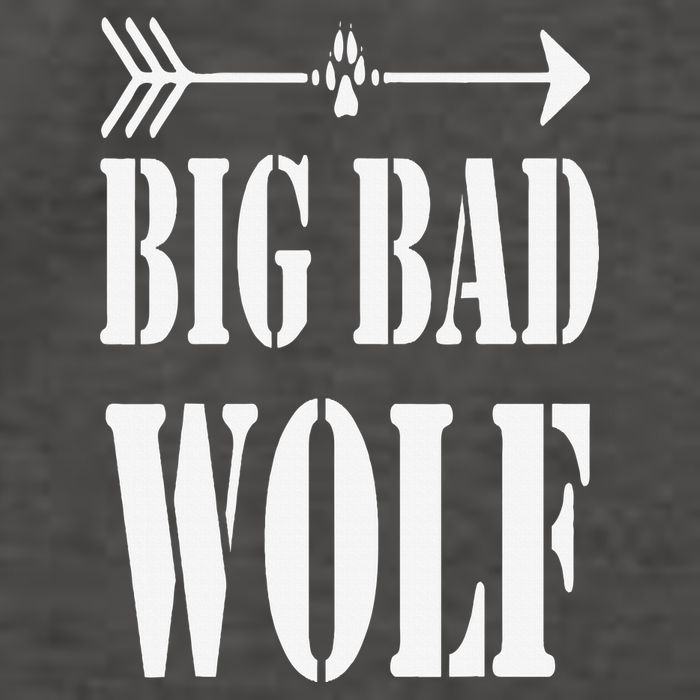 Big Bad and Wolf Funny Wolves Werewolf Cool Dog Vector Backpack