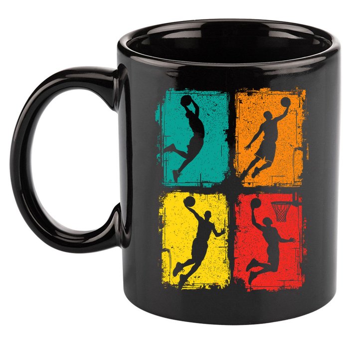 Basketball 11oz C Handle Ceramic Mug