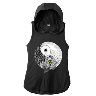 Balance Ladies PosiCharge Tri-Blend Wicking Draft Hoodie Tank