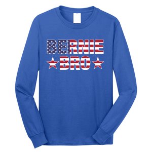 Bernie Bro American Flag Sanders 2020 Merica Feel Bern Meaningful Gift Long Sleeve Shirt