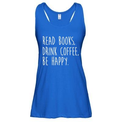 Book Books And Coffee Bookworm Funny Gift Ladies Essential Flowy Tank