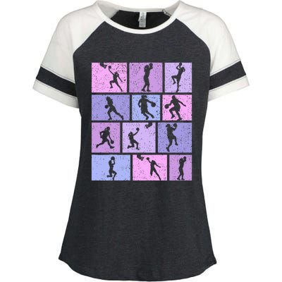 Basketball Enza Ladies Jersey Colorblock Tee