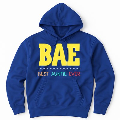 Bae Best Auntie Ever Bae Aunt Best Aunt Funny Auntie Funny Gift Hoodie