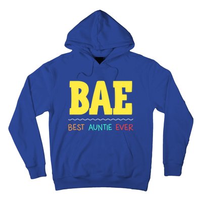 Bae Best Auntie Ever Bae Aunt Best Aunt Funny Auntie Funny Gift Hoodie