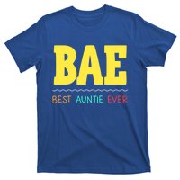 Bae Best Auntie Ever Bae Aunt Best Aunt Funny Auntie Funny Gift T-Shirt