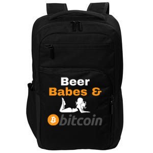 Beer Babes And Bitcoin, Bitcoin Crypto, Funny Bitcoin, Bitcoin Blockchain Impact Tech Backpack