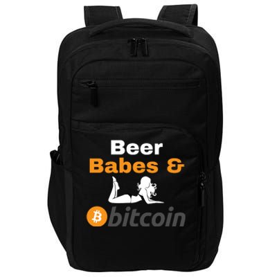 Beer Babes And Bitcoin, Bitcoin Crypto, Funny Bitcoin, Bitcoin Blockchain Impact Tech Backpack