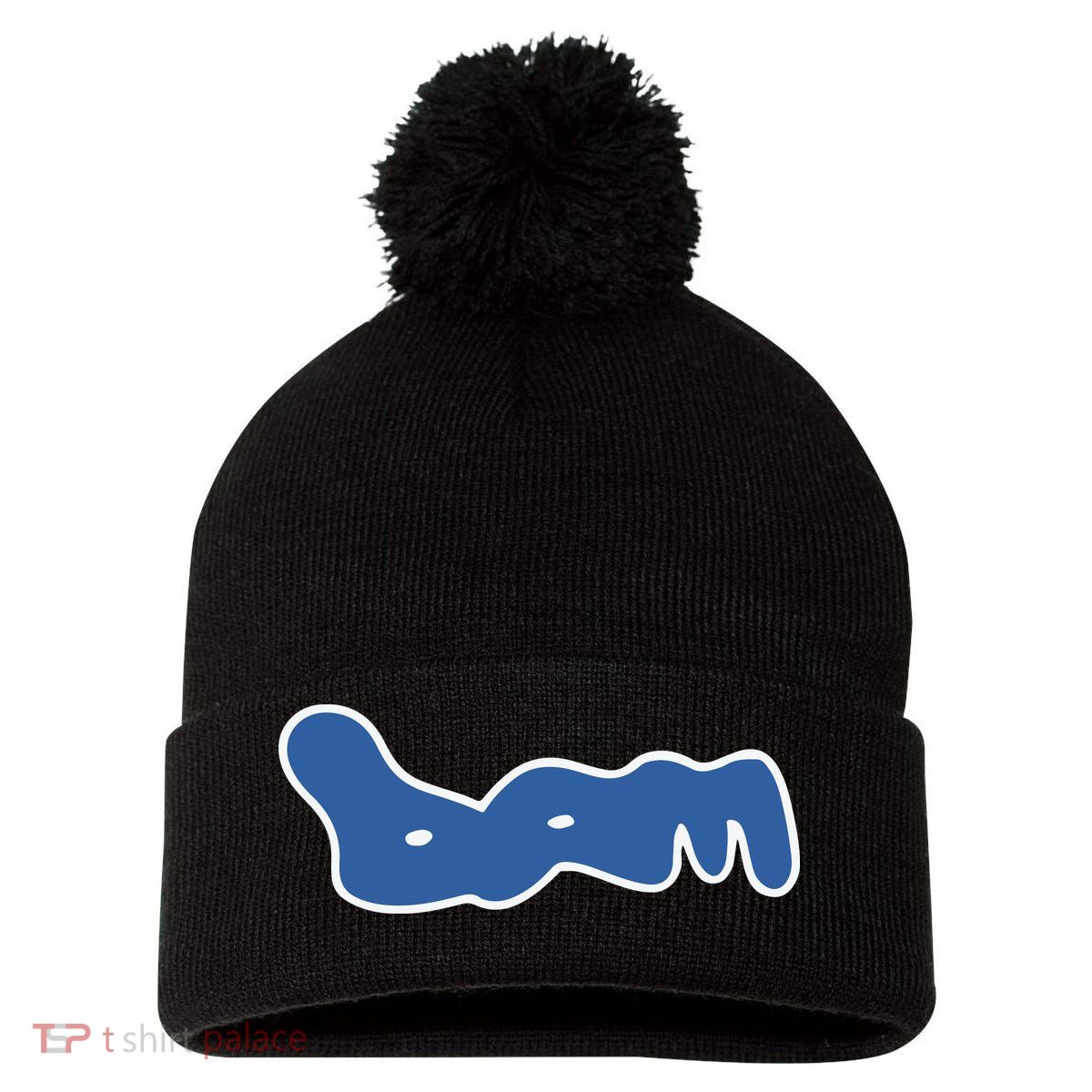 Bam Bust A Move Pom Pom 12in Knit Beanie