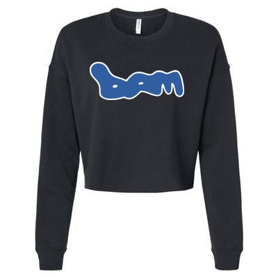 Bam Bust A Move Cropped Pullover Crew