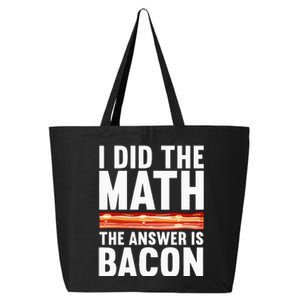 Best Bacon Art For Women Food Pork Meat Bacon Lovers 25L Jumbo Tote