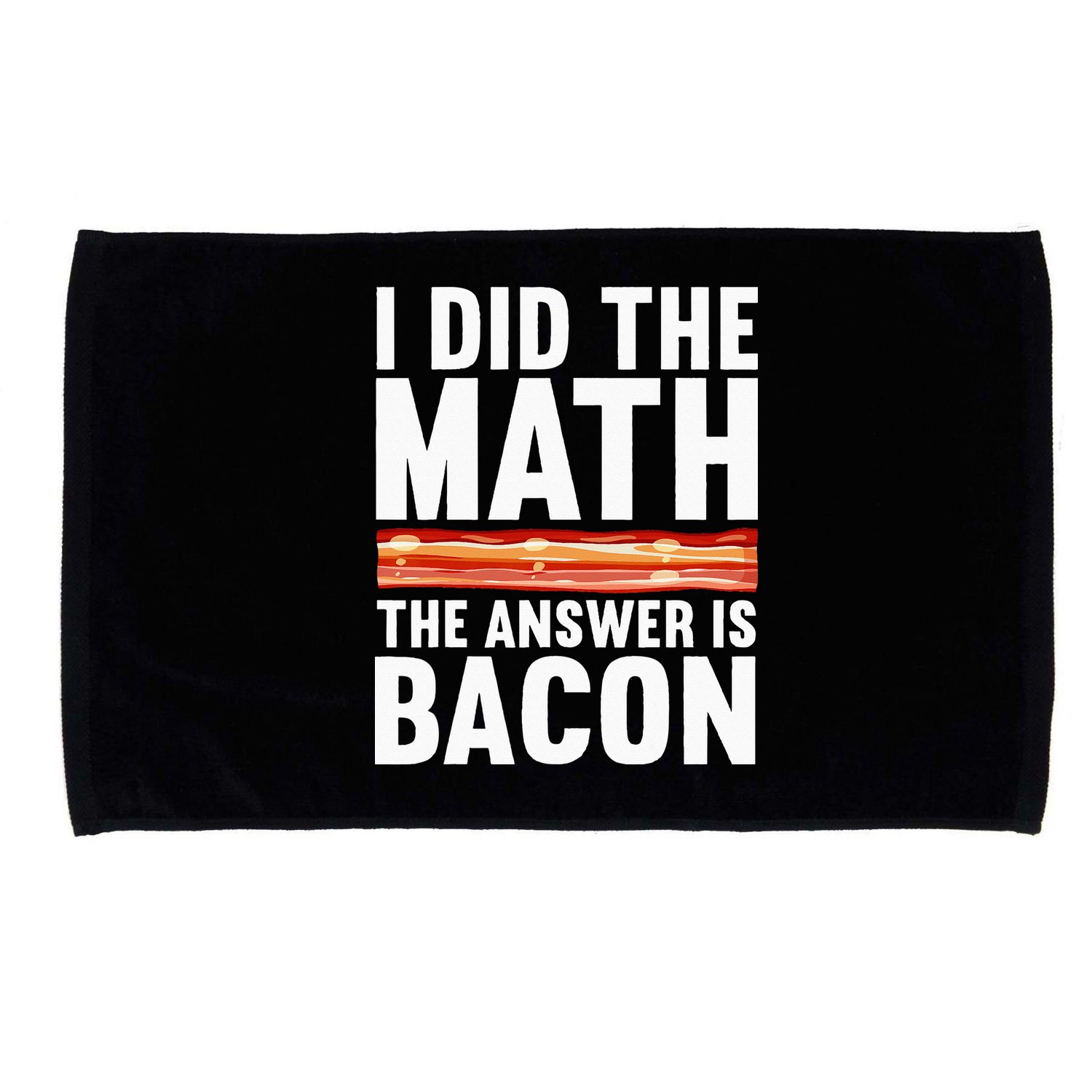 Best Bacon Art For Women Food Pork Meat Bacon Lovers Microfiber Hand Towel