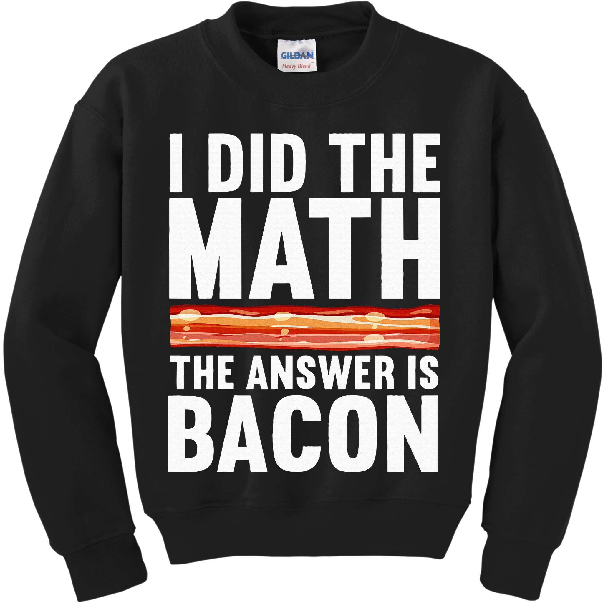Best Bacon Art For Women Food Pork Meat Bacon Lovers Kids Sweatshirt
