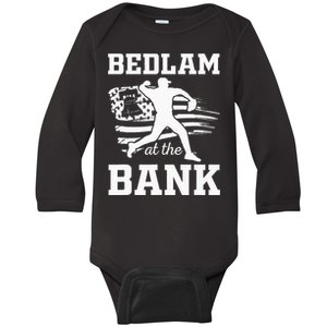 Bedlam Bedlam At The Bank Philadelphia Baseball Baby Long Sleeve Bodysuit