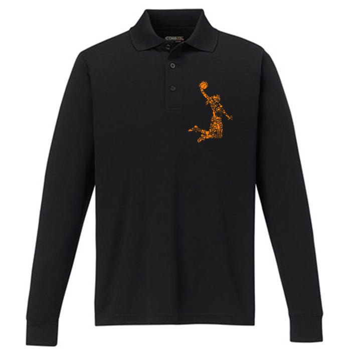 Basketball Performance Long Sleeve Polo